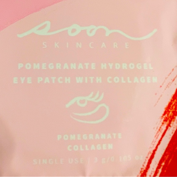 Soon Korean Skincare Pomegranate Hydrogel Eye Patch with Collagen.  5 pack - Picture 6 of 7